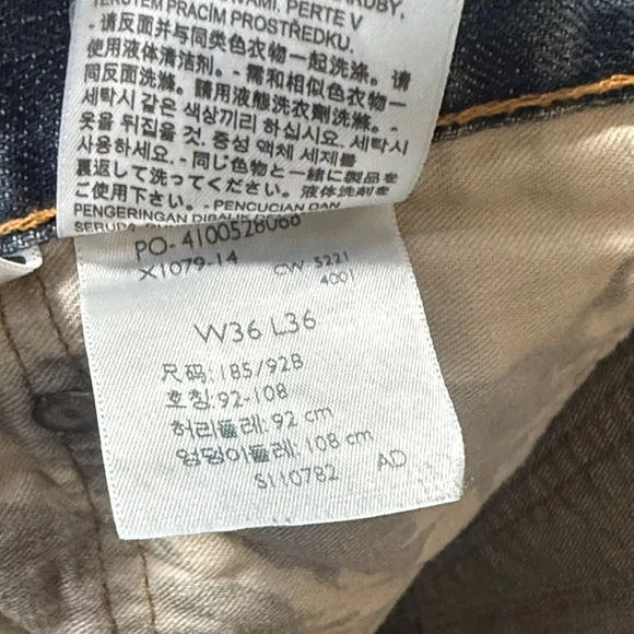 559 Levi Denim Jeans 36 x 36 - Picture 9 of 10